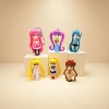 Six optional key chain accessories in the shape of a cute girl figurine, keychain pendant, perfume bottle and chili pepper Specification image